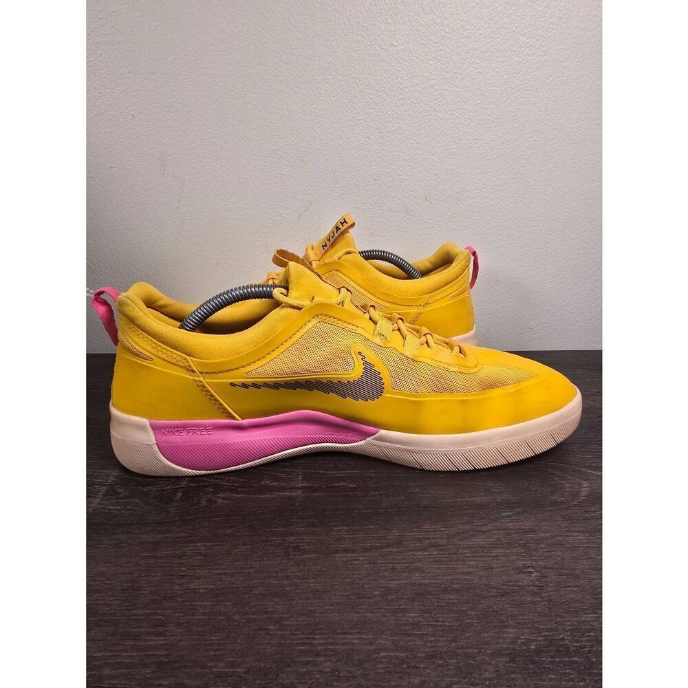 Nike SB Nyjah Free 2 Skateboarding Shoes Pollen CU9220-700 Mens Size 11.5